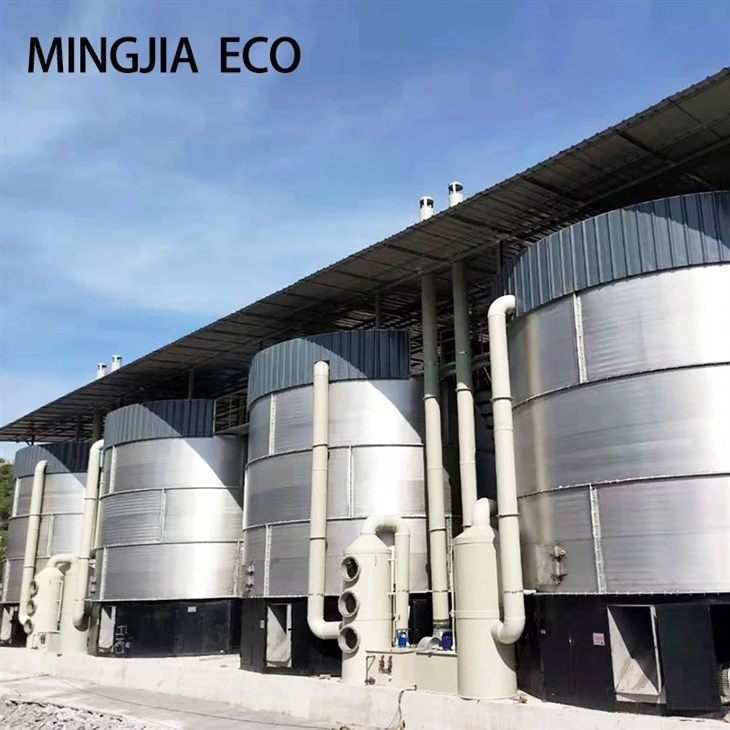 Enclosed Deodorizing Aerobic Chicken Manure Processor factory